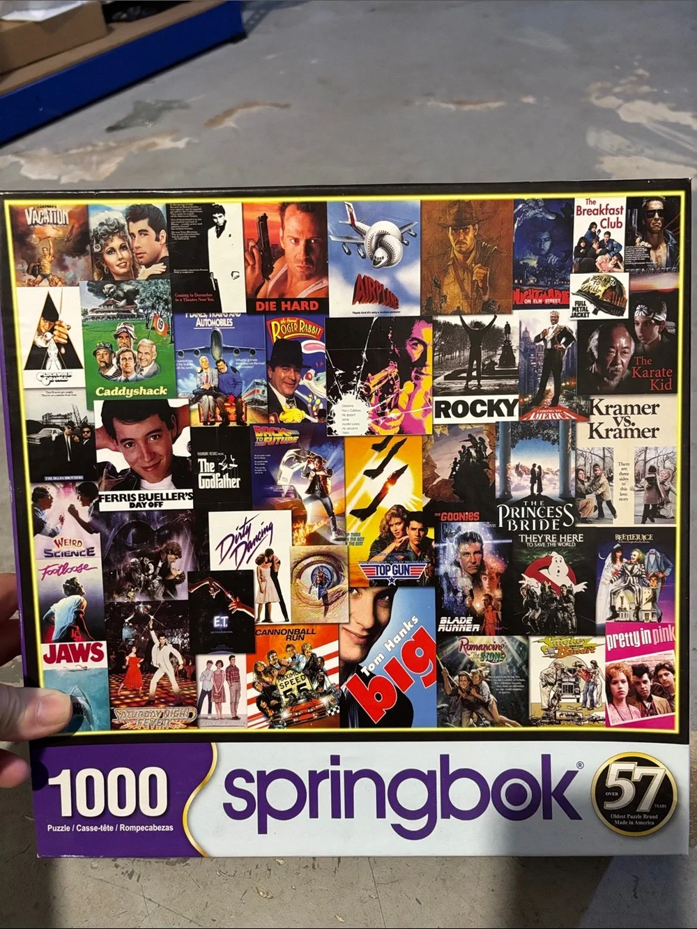 🔥BUNDLESALE Springbok 1000-Piece Movie Poster Collage Jigsaw Puzzle